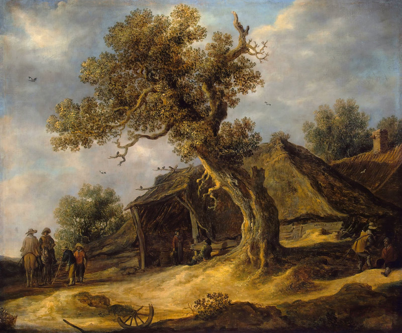 Landscape with an Oak a Jan van Goyen