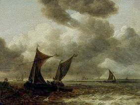 Seascape. a Jan van Goyen
