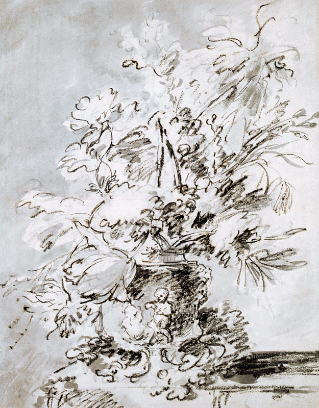 Flowers in an Urn a Jan van Huysum