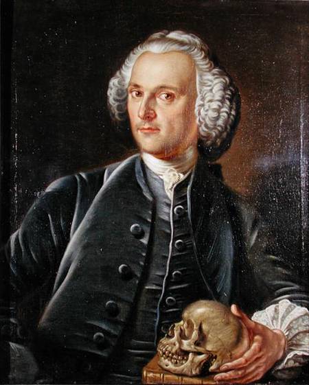 Portrait of Dr William Barrett a Jan van Rymsdyk