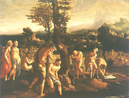 Baptize Christi a Jan van Scorel