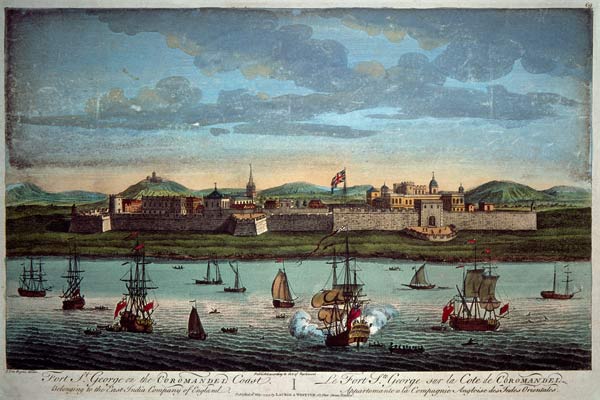 Madras, Fort St. George a Jan van Ryne