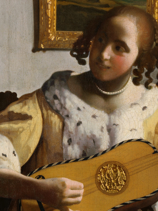 The Guitar Player a Johannes Vermeer 