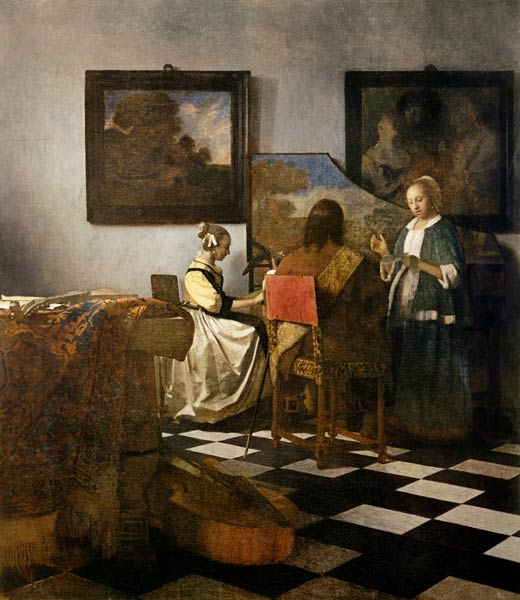 The concert a Johannes Vermeer 