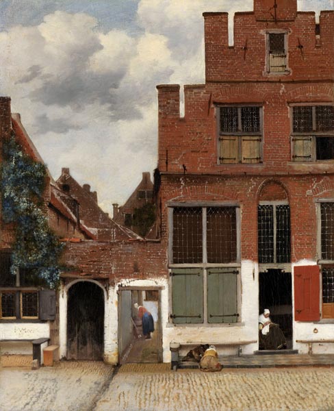 La piccola strada a Johannes Vermeer 
