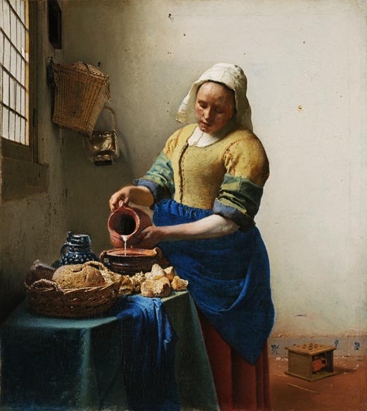 La lattaia a Johannes Vermeer 
