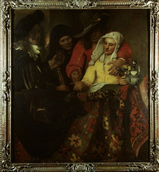 Vermeer / The Procuress / 1656 a Johannes Vermeer 