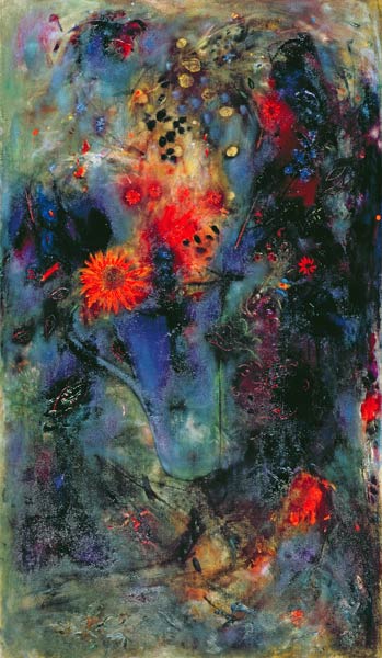 Sunflower, 2002 (oil on canvas)  a Jane  Deakin
