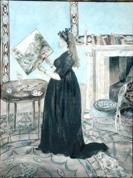 Portrait of Elizabeth Anne Fordyce in the Little Sitting Room at Putney Hill a Jane Maxwell Fordyce
