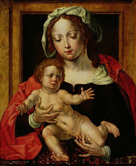 Virgin and Child a Jan (Mabuse) Gossaert