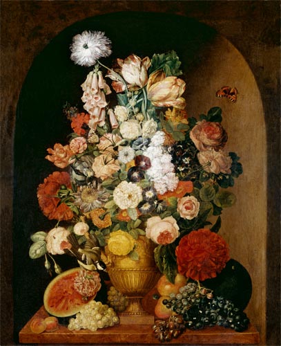 Flower still life a János Szentgyörgyi