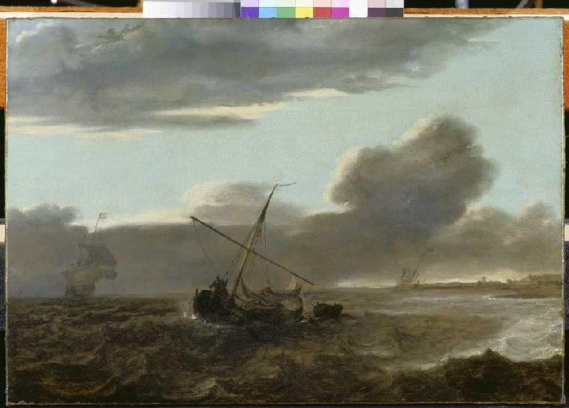 Schiffe auf stürmischer See. a Jan Theunisz (gen.Jan Maet) Blanckerhoff