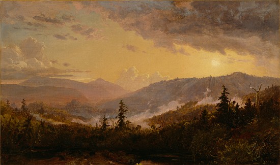 Sunset after a Storm in the Catskill Mountains a Jasper Francis Cropsey