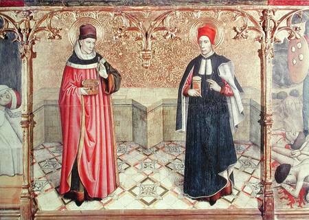 St. Cosmas and St. Damian a Jaume Huguet