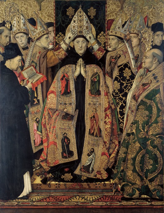 The Consecration of Saint Augustine a Jaume Huguet