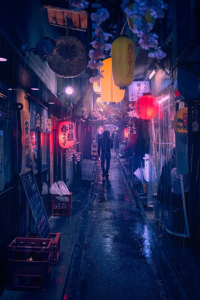 Tokyo Blue Rain a Javier De la