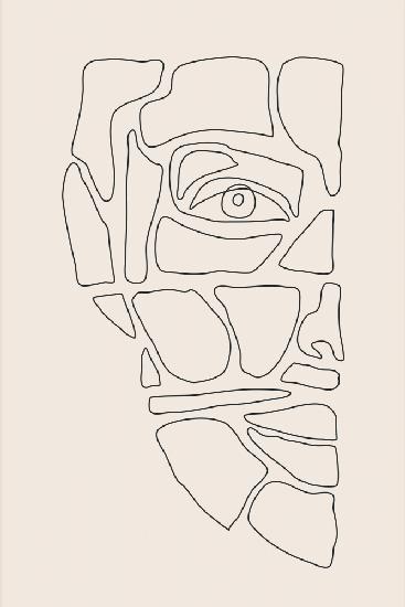 Abstract Face Lines #3
