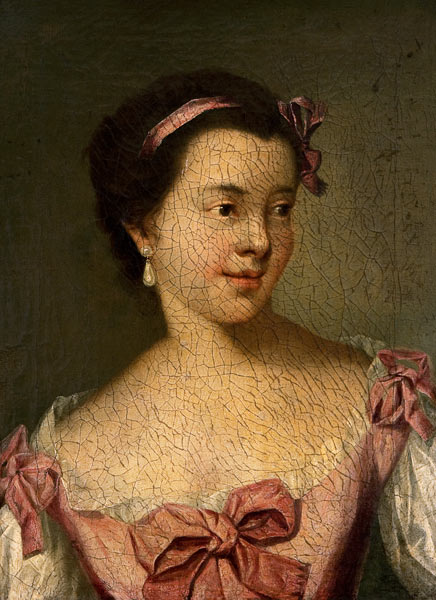 Portrait of a young lady a Jean-Alexis Grimou