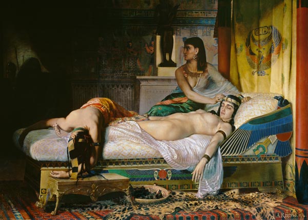 Death of Cleopatra a Jean-Andre Rixens