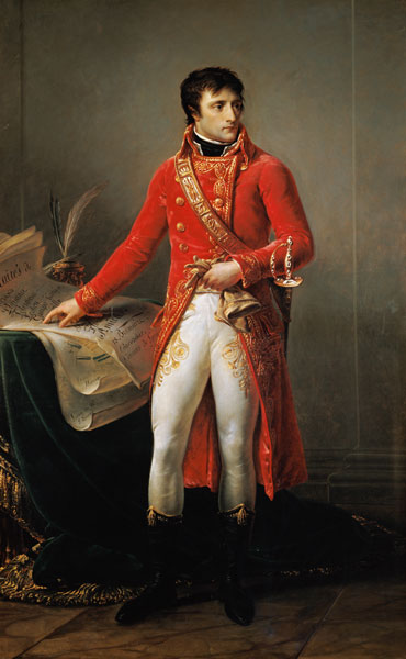 Napoleon Bonaparte / Ptg.by A.J.Gros a Jean-Antoine Gros