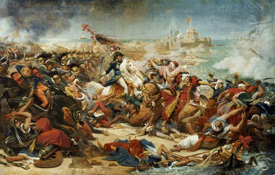 The battle of Abukir a Jean-Antoine Gros