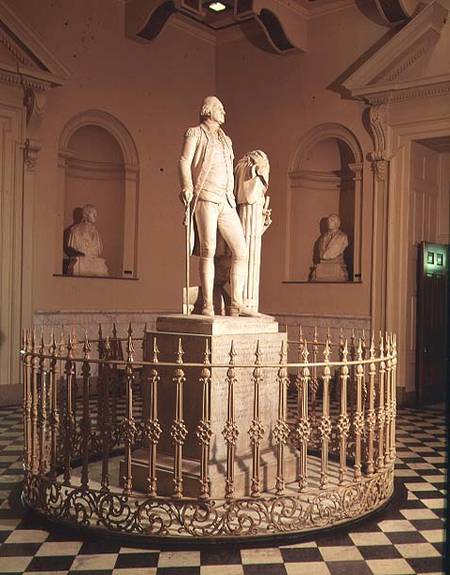 Statue of George Washington (1732-99) a Jean-Antoine Houdon