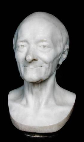 Bust of Voltaire (1694-1778) without his wig