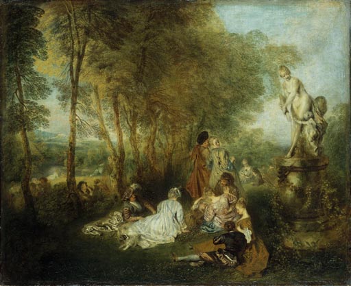 Das Liebesfest a Jean-Antoine Watteau