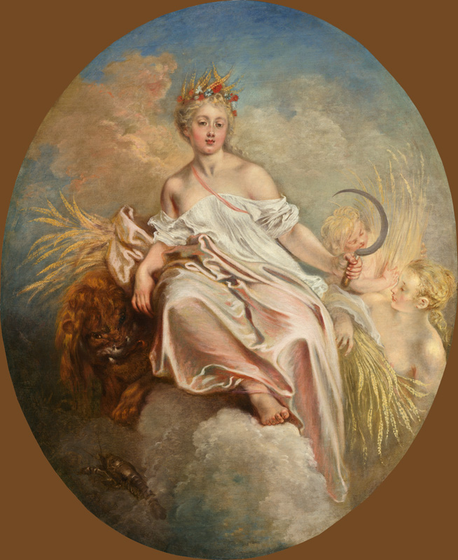 Ceres (Sommer) a Jean-Antoine Watteau