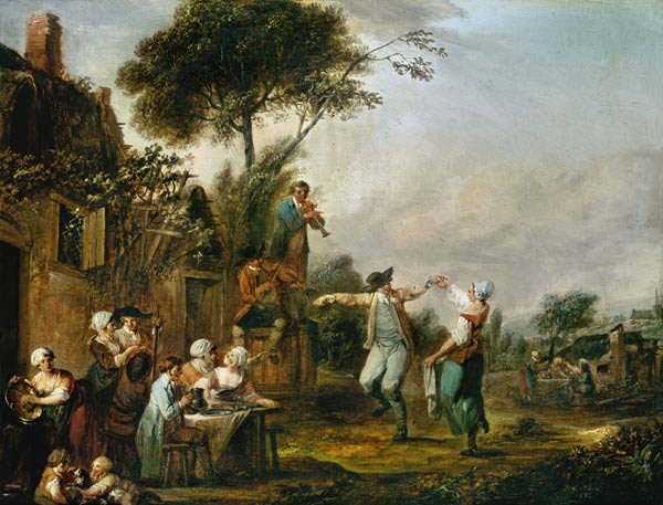 Wedding in the country a Jean-Antoine Watteau