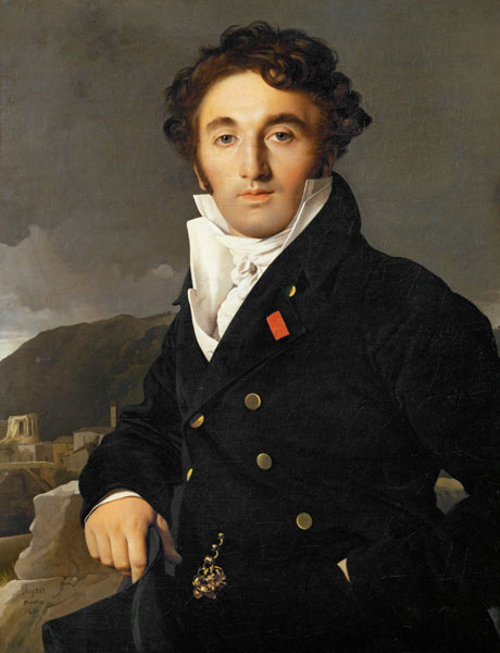 Portrait of Charles Cordier (1777-1870) a Jean Auguste Dominique Ingres