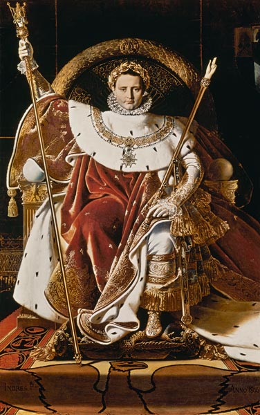 Napoleon I. a Jean Auguste Dominique Ingres