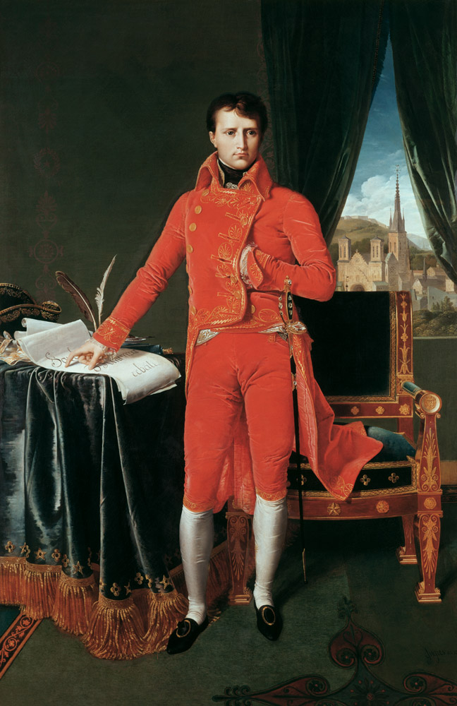 Napoleon first consul a Jean Auguste Dominique Ingres