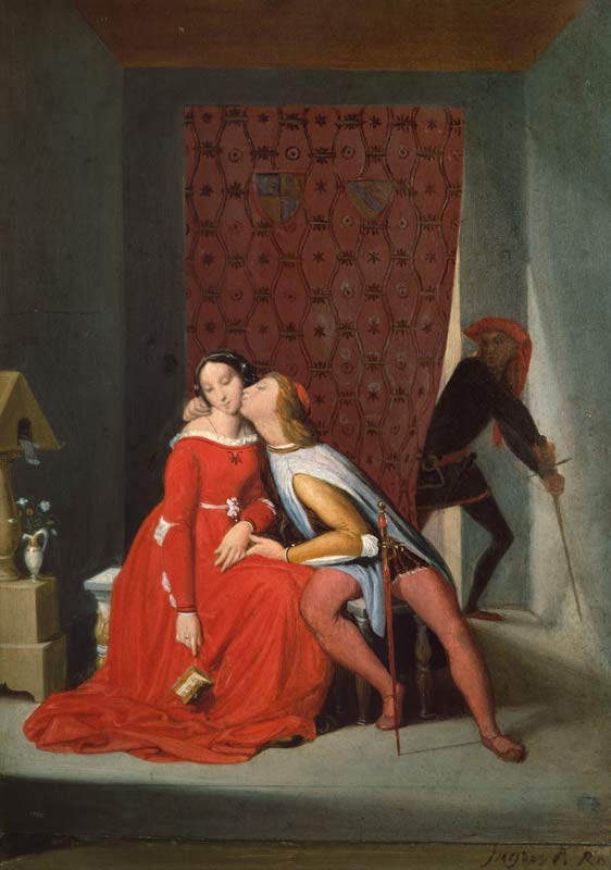 Paolo and Francesca - Jean Auguste Dominique Ingres