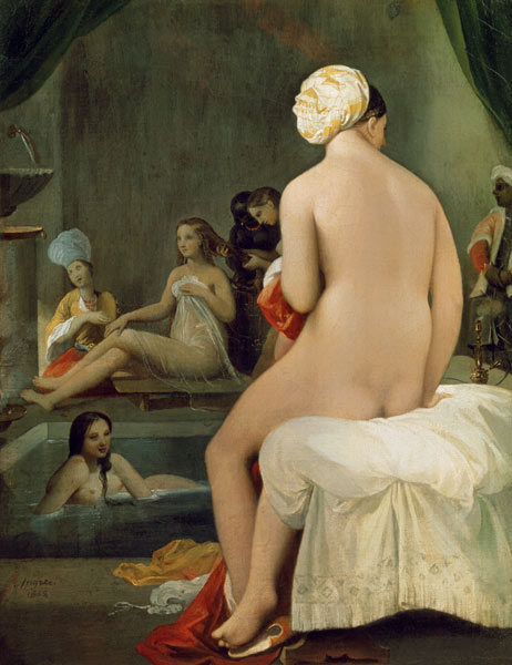 The Little Bather in the Harem a Jean Auguste Dominique Ingres