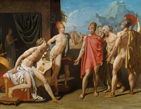 Ambassadors Sent by Agamemnon to Urge Achilles to Fight a Jean Auguste Dominique Ingres