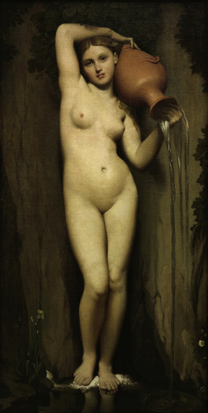 The Source a Jean Auguste Dominique Ingres