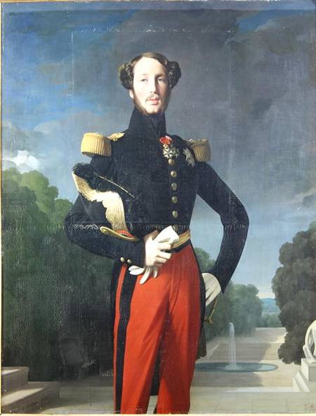 Ferdinand-Philippe (1810-42) Duke of Orleans in the Park at Saint-Cloud a Jean Auguste Dominique Ingres
