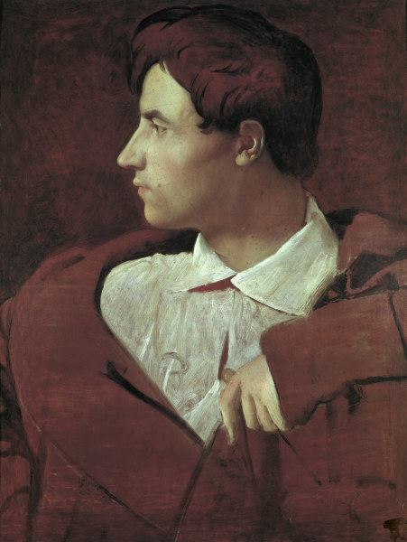 Jean Baptiste Desdeban Portrait a Jean Auguste Dominique Ingres