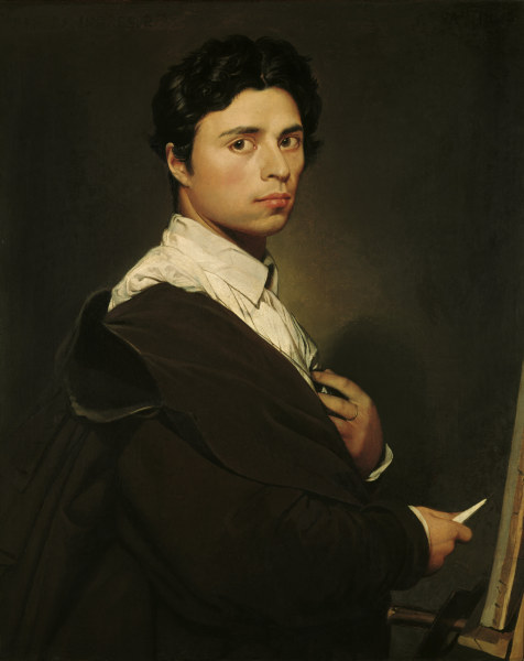 Self-portrait a Jean Auguste Dominique Ingres