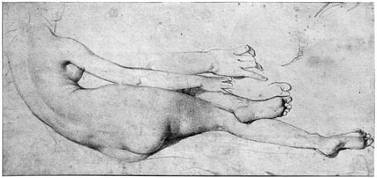 Study for The Grande Odalisque (see also 233244) a Jean Auguste Dominique Ingres