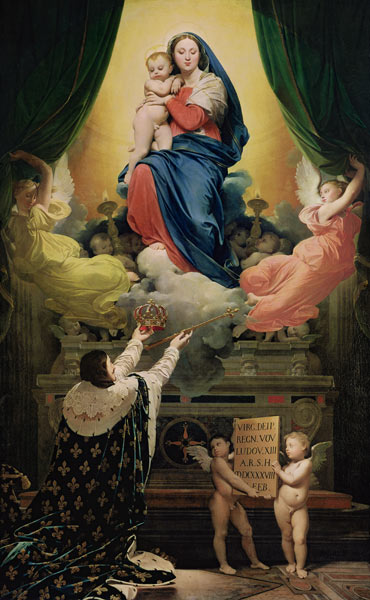 The Vow of Louis XIII (1601-43) 1824 a Jean Auguste Dominique Ingres