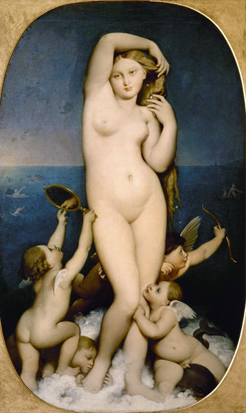 Venus Anadyomene a Jean Auguste Dominique Ingres