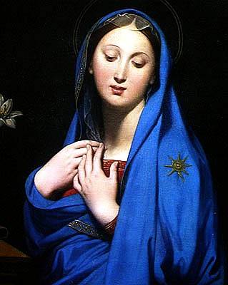 Virgin of the Adoption a Jean Auguste Dominique Ingres