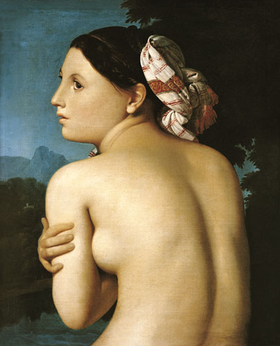 Female back act. a Jean Auguste Dominique Ingres