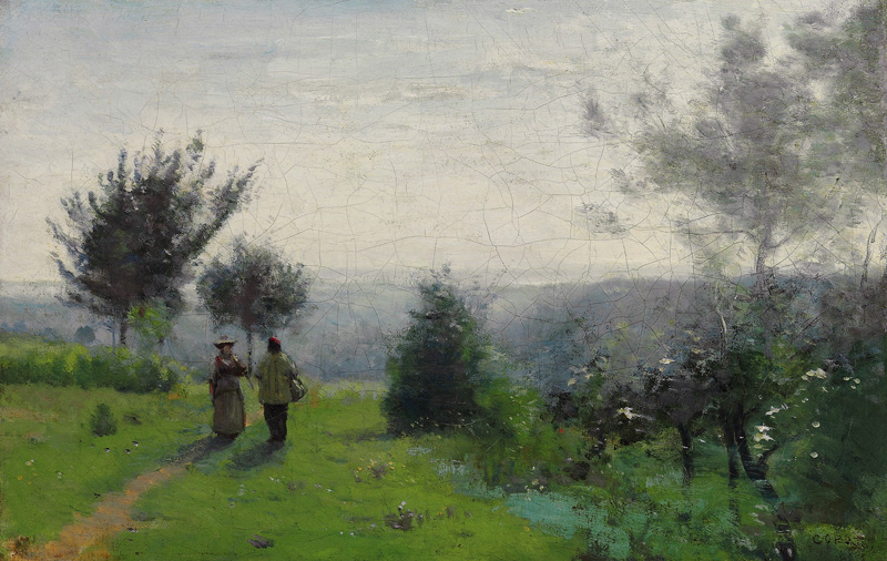 L'aube printanière a Jean-Babtiste-Camille Corot