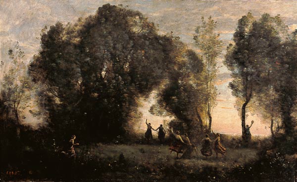 Dance of the Nymphs a Jean-Babtiste-Camille Corot
