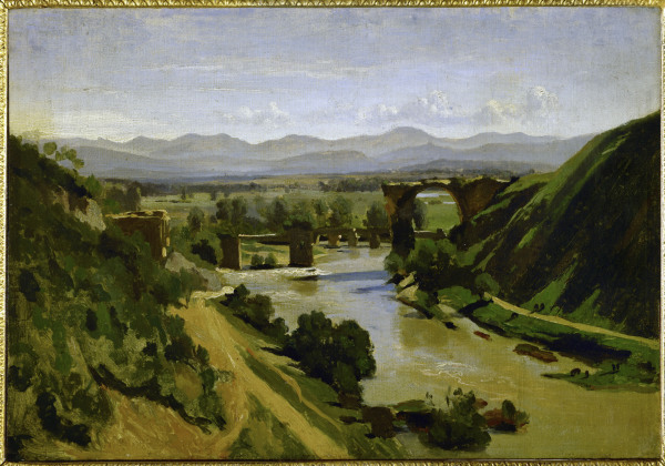 Bridge at Narni a Jean-Babtiste-Camille Corot