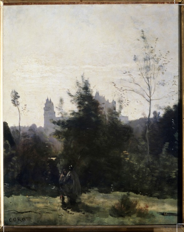 Château de Pierrefonds a Jean-Babtiste-Camille Corot
