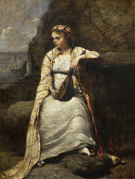 Haydée a Jean-Babtiste-Camille Corot